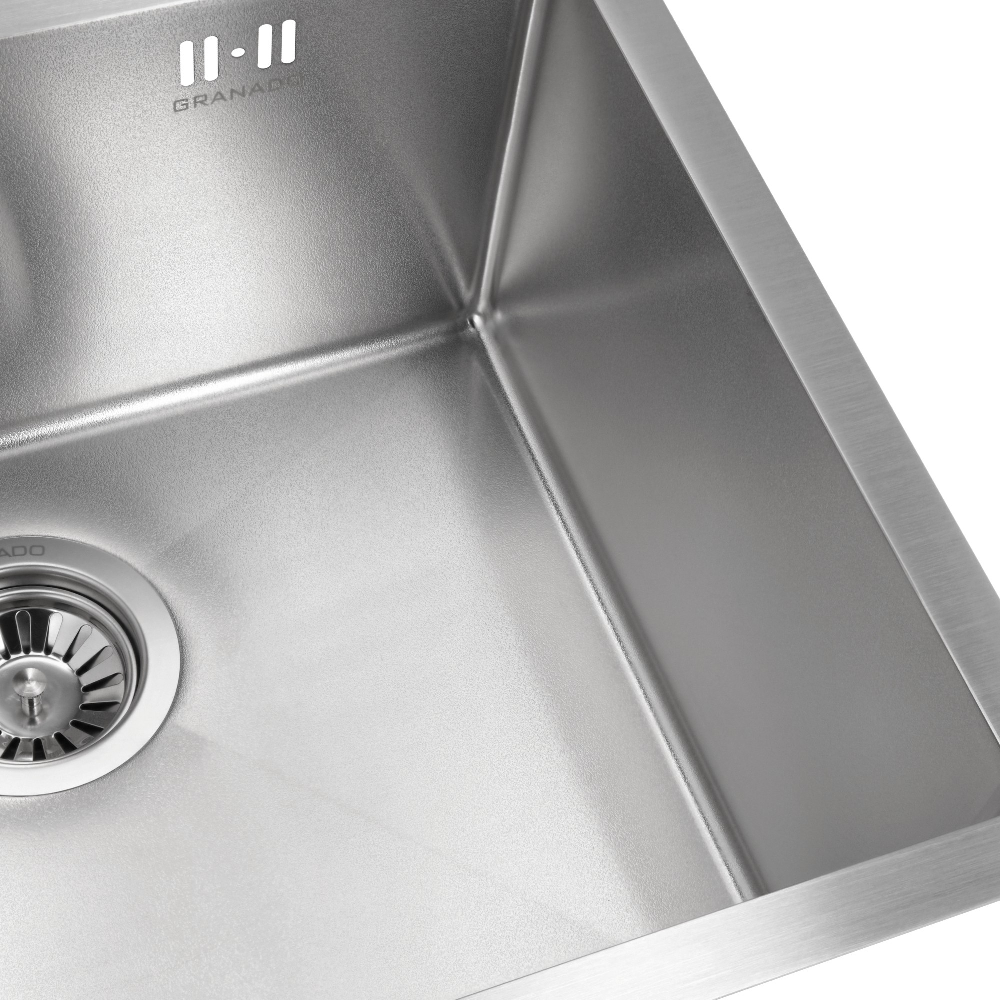 в продажу Кухонна мийка Granado Under top Max Steel S201 textures - фото 3