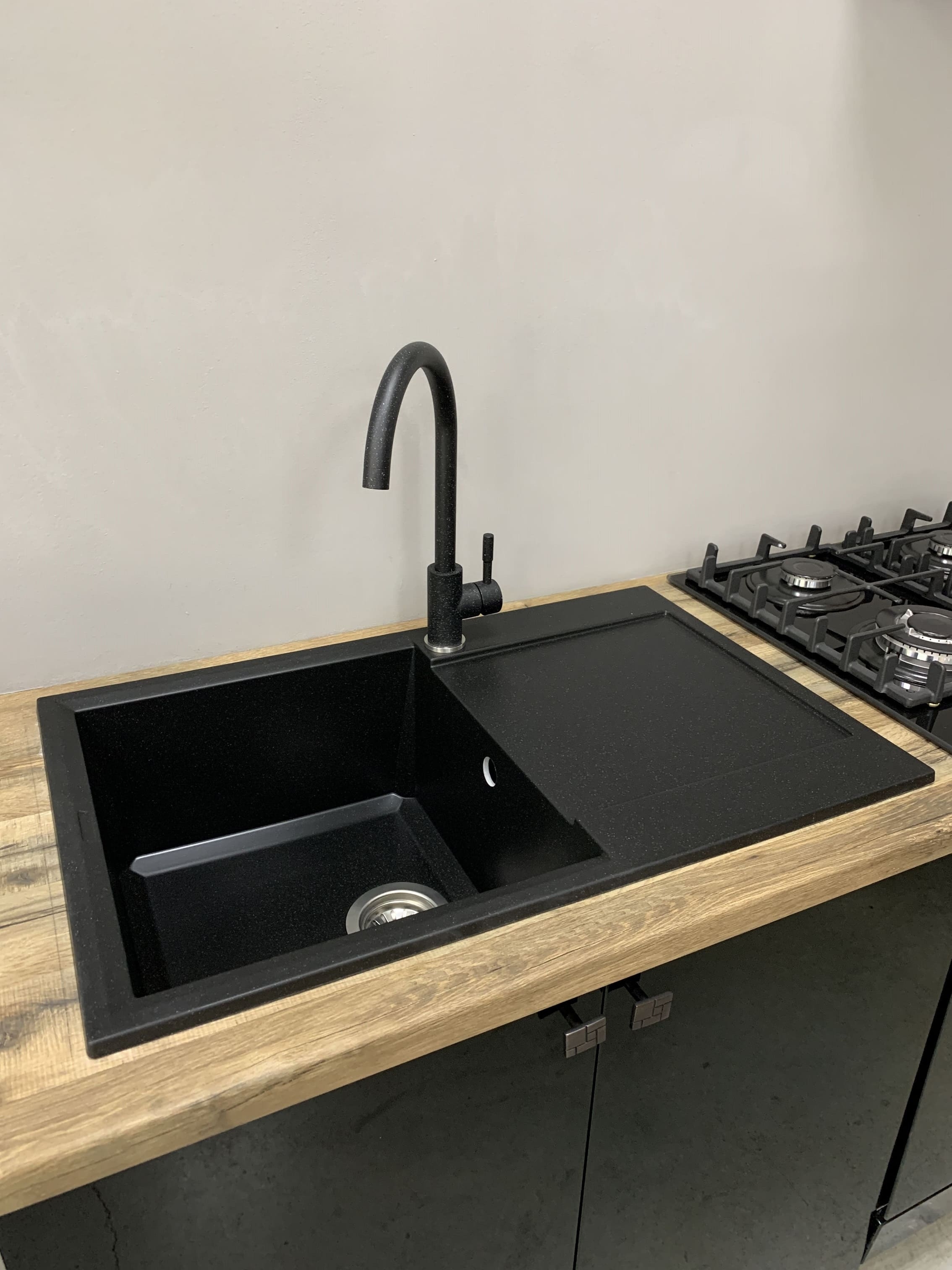 Кухонна мийка Adamant Horizon 780x495x230мм чорний (1824296101503) ціна 5626 грн - фотографія 2