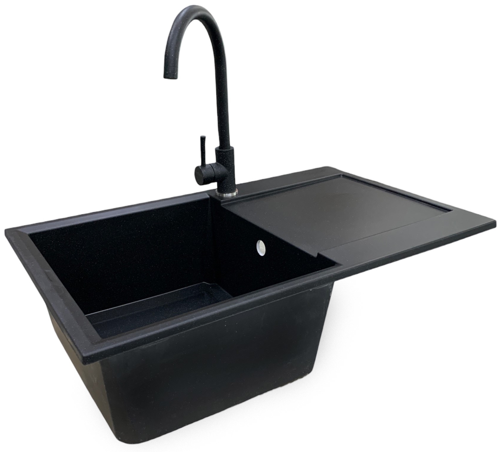 в продажу Кухонна мийка Adamant Horizon 780x495x230мм чорний (1824296101503) - фото 3