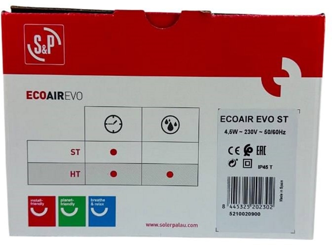 Soler&Palau Ecoair Evo HT (5210021000) в магазине в Киеве - фото 10