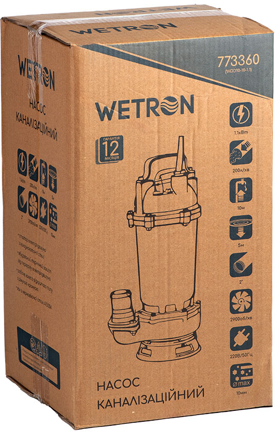 товарна одиниця Wetron WQD10-8-0.55 (773360) - фото 15