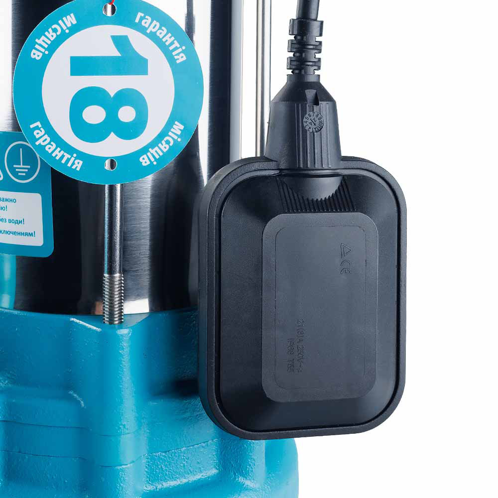 Насос Aquatica 1.1кВт Hmax 18м Qmax 350л/хв (773423) зовнішній вигляд - фото 9