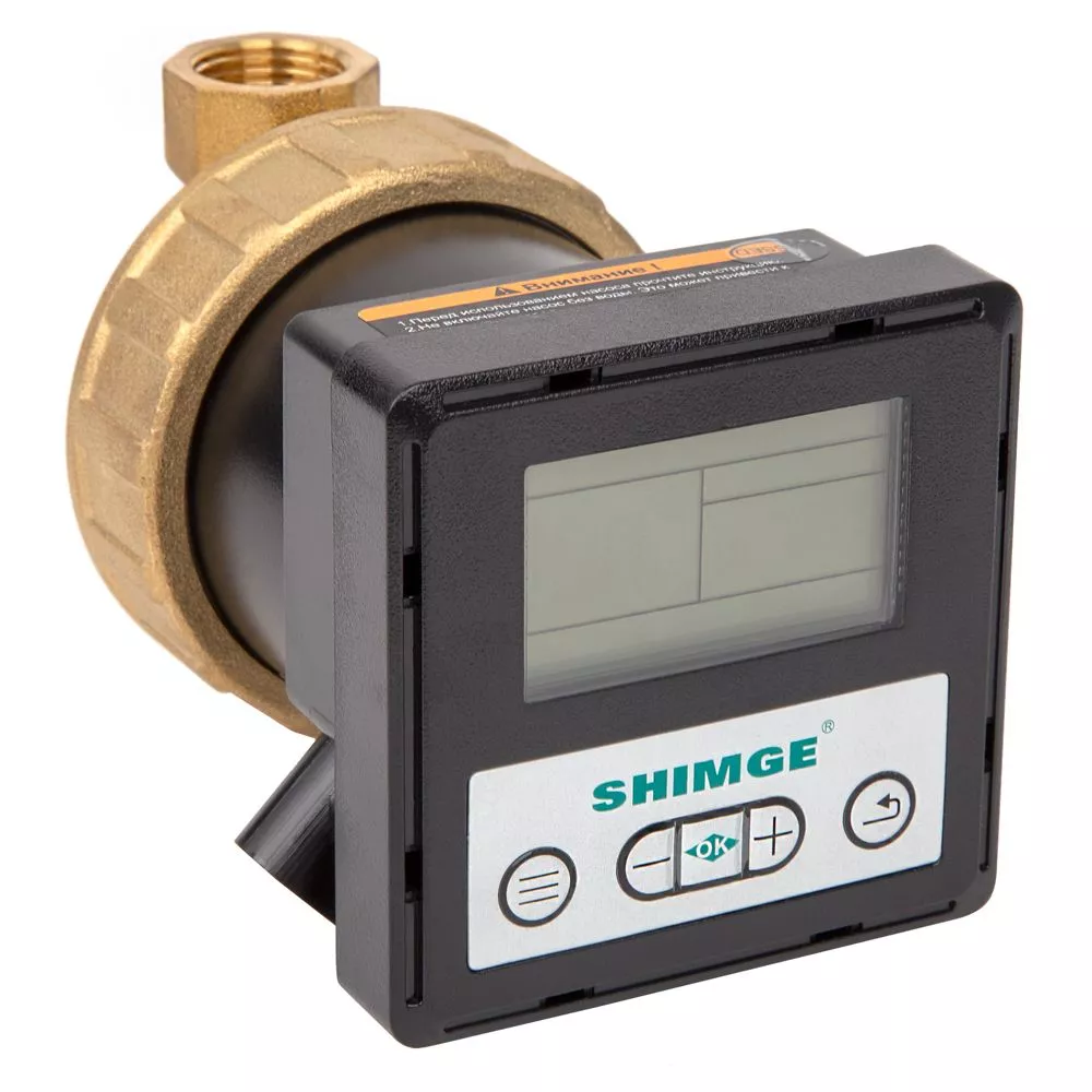 Циркуляционный насос Shimge Go future plus (Hmax=1.2м.Qmax=0.46м³ + кабель со штепсом, выход 1/2")