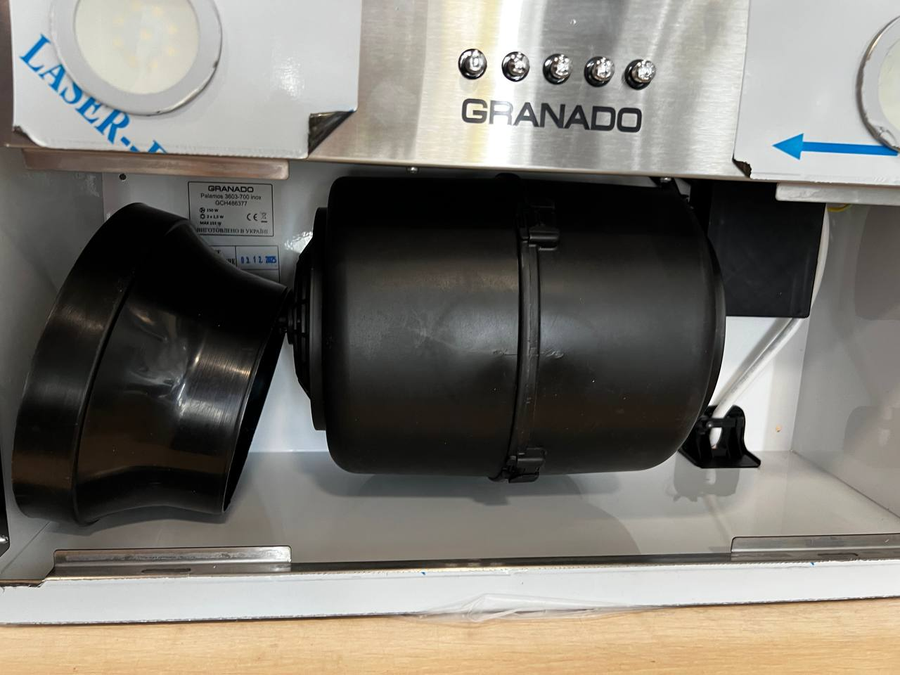 Кухонна витяжка Granado Palamos 3603-700 Inox (уцінка) ціна 2295 грн - фотографія 2