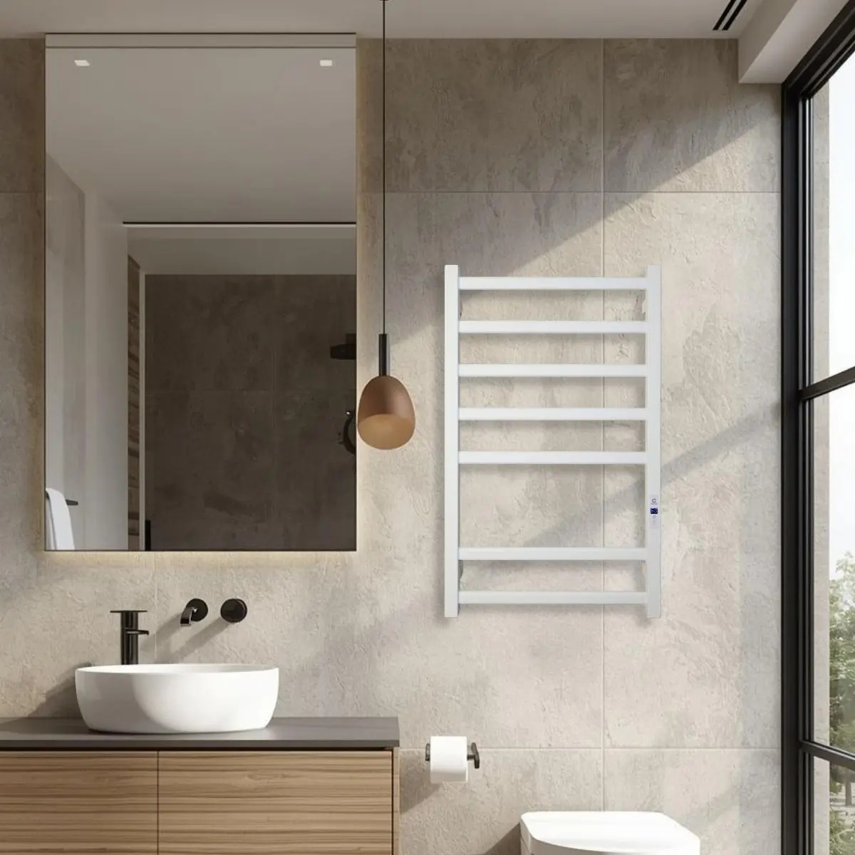 Полотенцесушитель Carino Alba 790x490 White Matte (AL7949DWM) характеристики - фотография 7