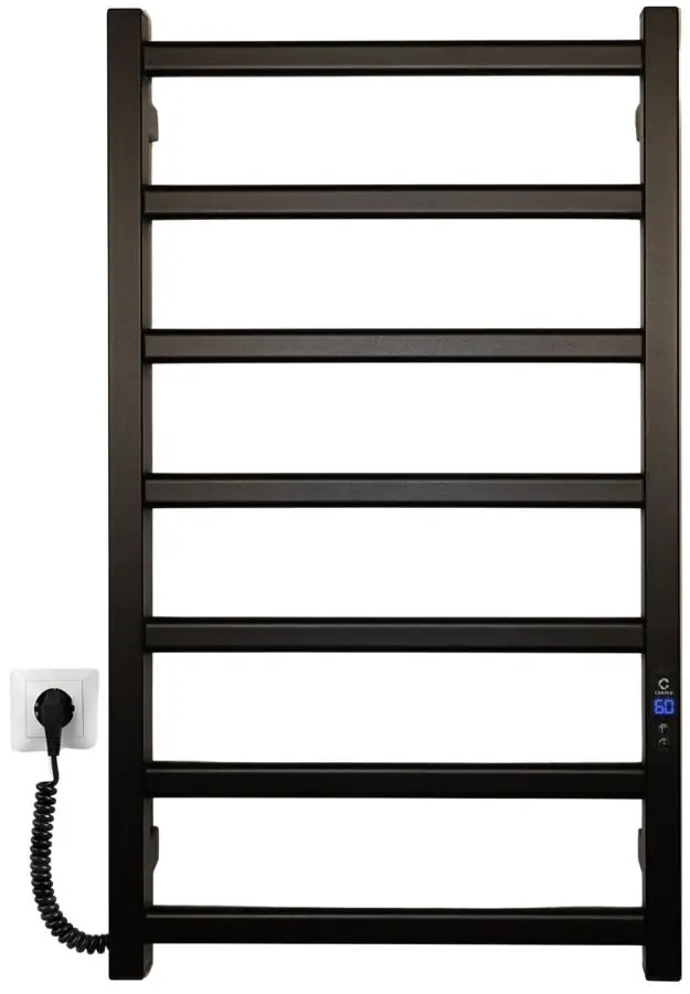 Полотенцесушитель Carino Luna 790x490 Black Matte (LN7949DBM) цена 4994 грн - фотография 2