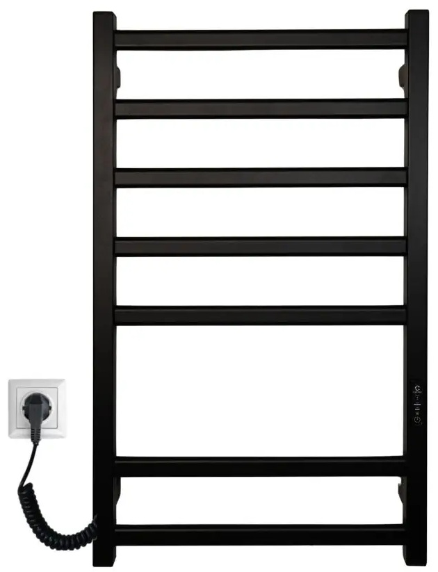 Полотенцесушитель Carino Alba 790x490 Black Matte (AL7949FBM) цена 3974 грн - фотография 2