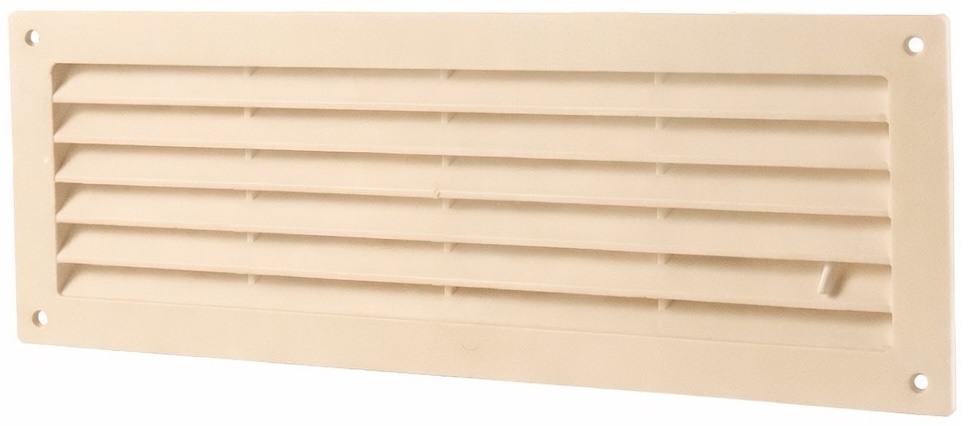 Решітка вентиляційна Вентс МВ 350Рс, бежева