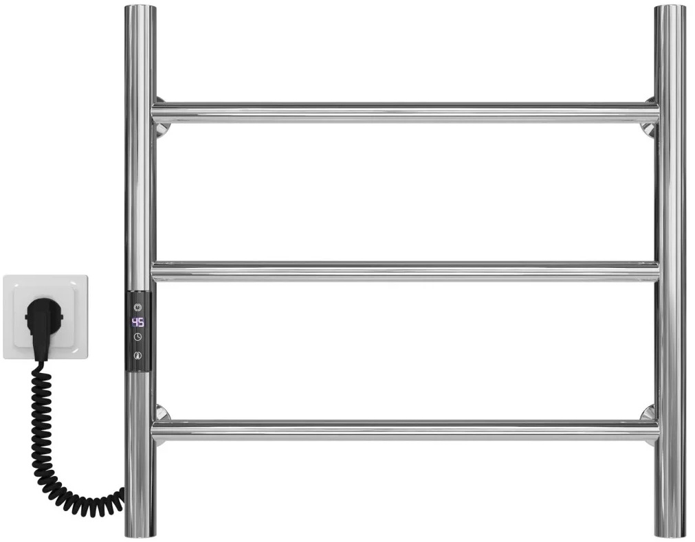 Полотенцесушитель Deffi Орион П3 500x400, хром, JD03, левое подключение (C.OR.40.50.3.E.C.L.1)