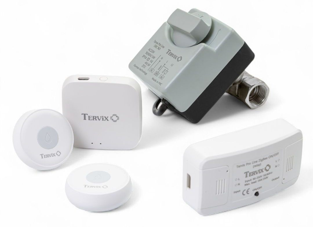 Система защиты от потопа Tervix ZigBee Water Stop на 1 трубу 1" (4912613-1)