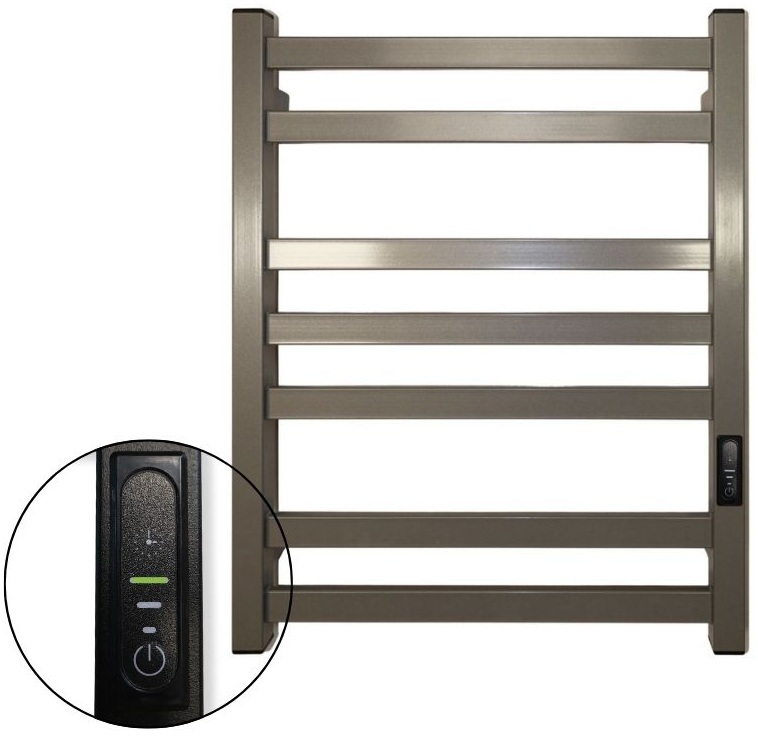 Рушникосушка Carino Ricardo 590x490 Metallic gray (R5949FGG)