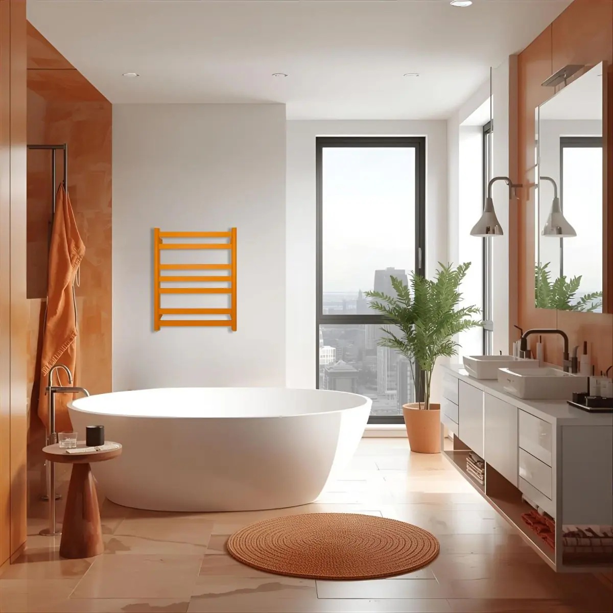 Рушникосушка Carino Ricardo 590x490 Orange sand (M5949LOM) інструкція - зображення 6