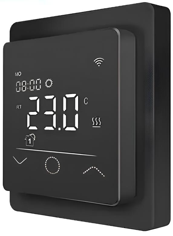 Терморегулятор Heat Plus M95.716 Black WI-Fi цена 2464 грн - фотография 2