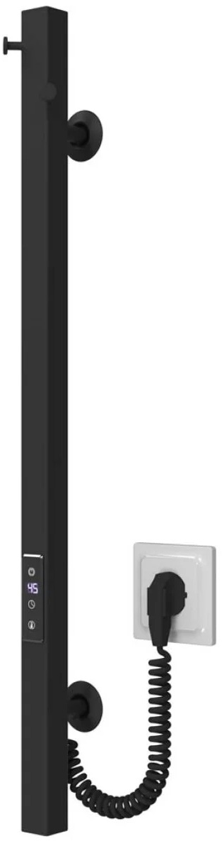 Рушникосушка Deffi Holly 30x500, чорна, JD04 (C.MB.70.30.E.B.U.2) ціна 2690 грн - фотографія 2