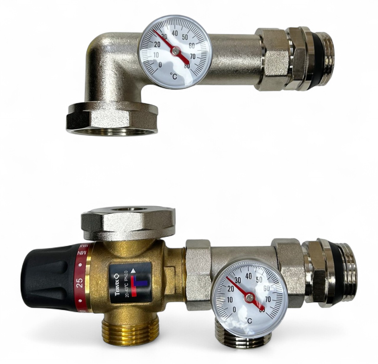 Колектор з вбудованим змішувальним вузлом Tervix на 4 контурів із клапаном TMV (522104) інструкція - зображення 6