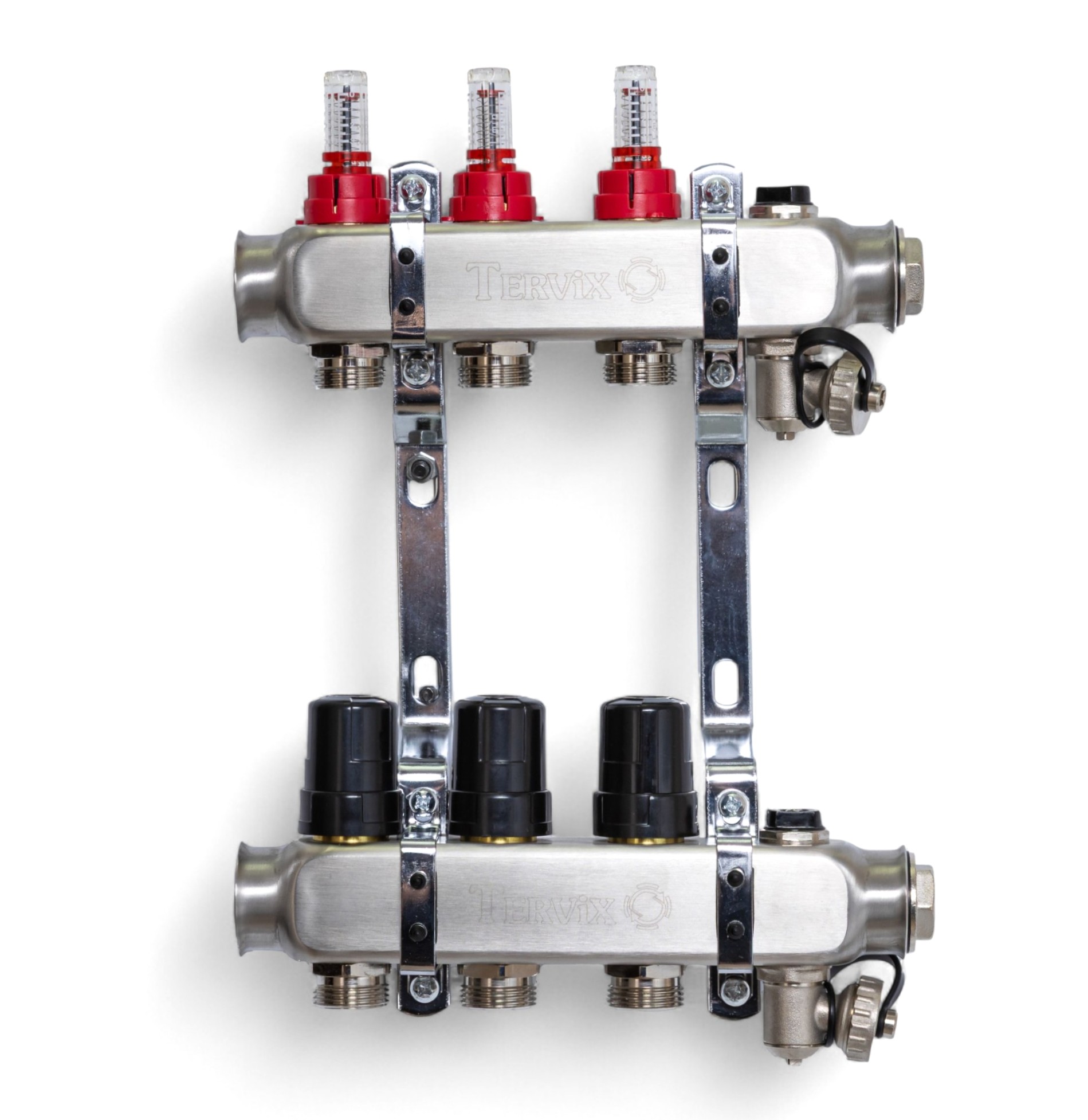 Колектор з вбудованим змішувальним вузлом Tervix на 3 контурів із клапаном TMV (522103) ціна 14912 грн - фотографія 2