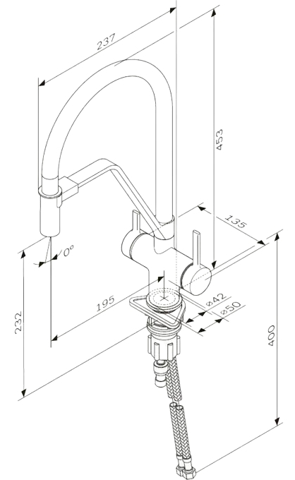 AM.PM Func F8F07802 Габаритные размеры