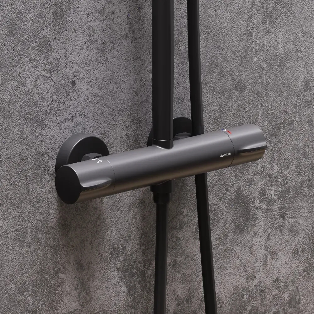 Душевая система с термостатом Damixa Scandinavian Pure 936800300 цена 12665 грн - фотография 2