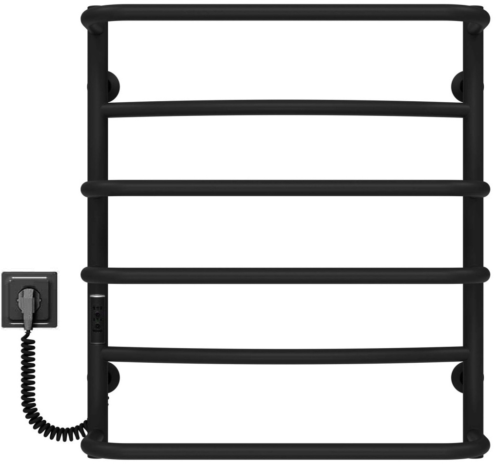 Deffi Аквамікс П6 500x600, чорна, WD03, ліве підключення (D.AM.60.50.6.E.B.L.3)