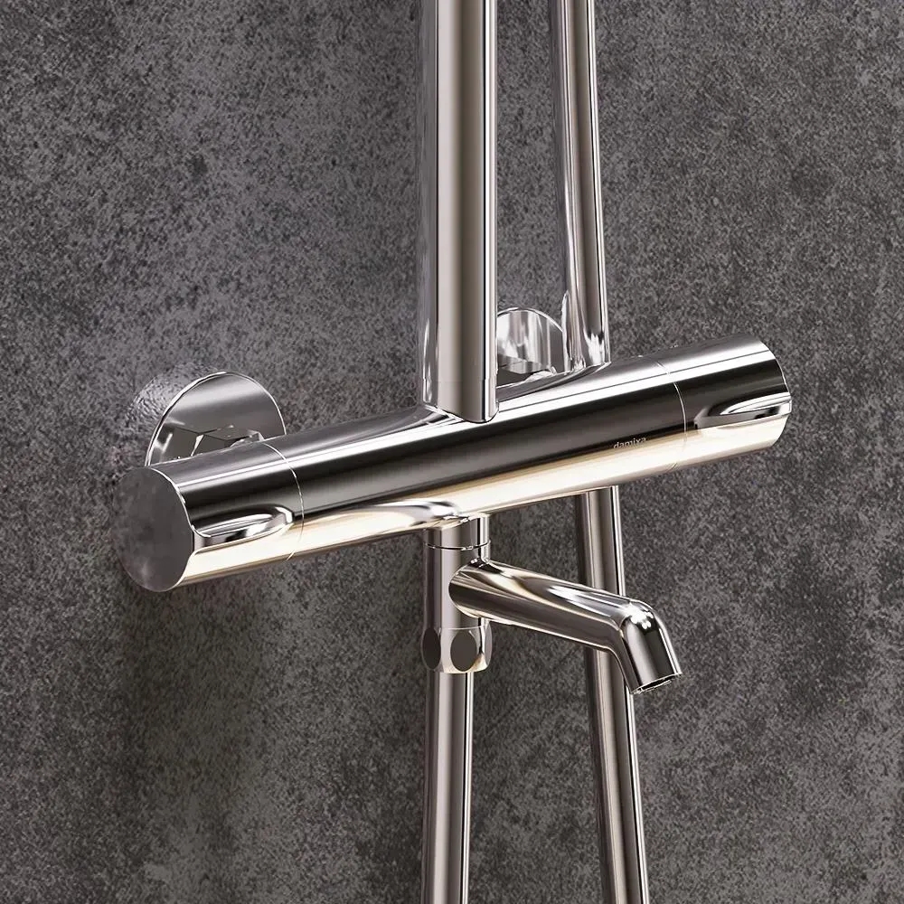 Душевая система с термостатом Damixa Scandinavian Pure 936810000 цена 19883 грн - фотография 2