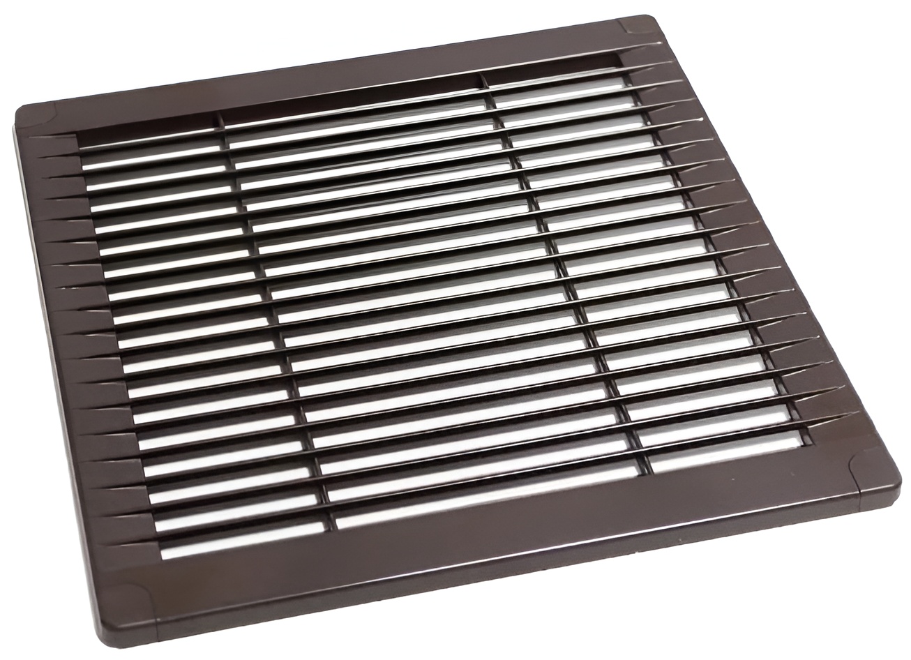 Решітка вентиляційна AirRoxy 350x350 brown (02-347) ціна 373 грн - фотографія 2