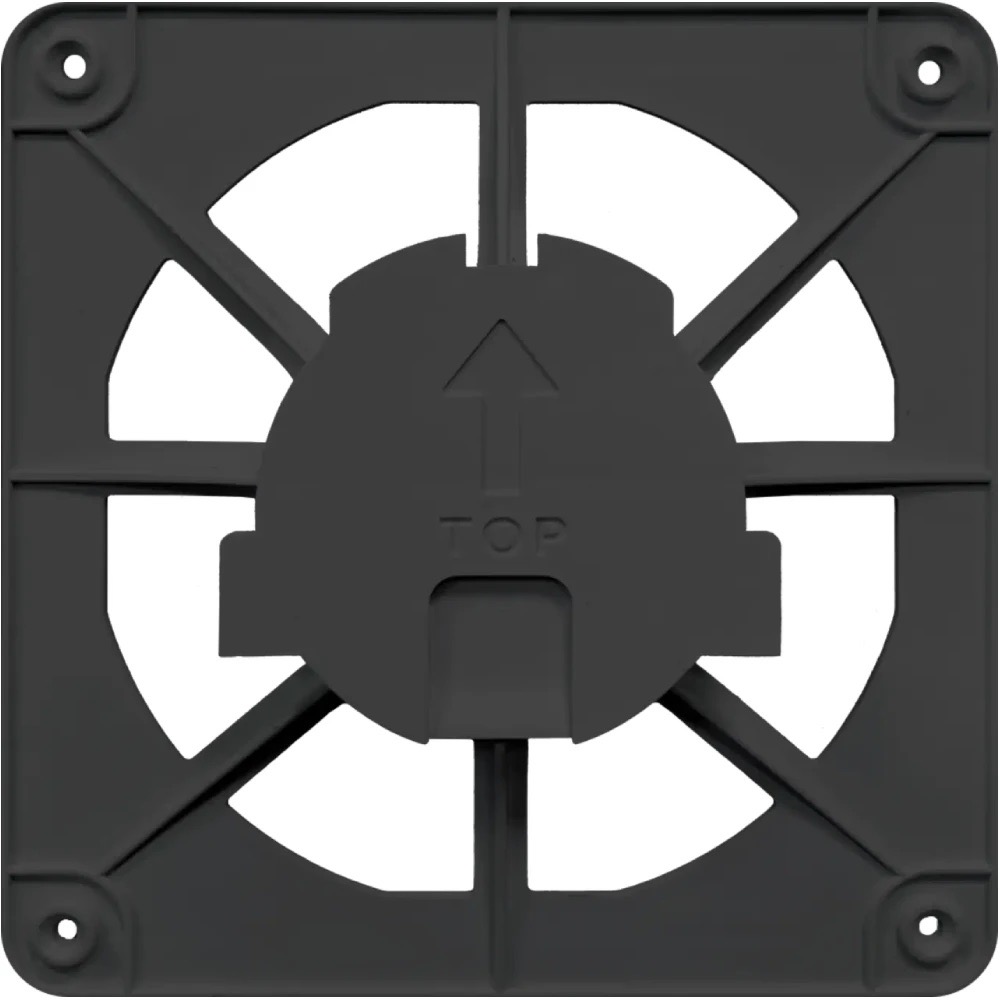 Решітка вентиляційна AirRoxy drim 150x150 graphite (02-380)