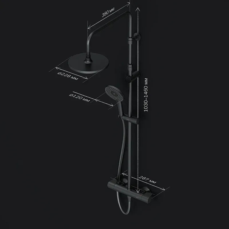 Душова система AM.PM X-Joy F0785A422 зовнішній вигляд - фото 9