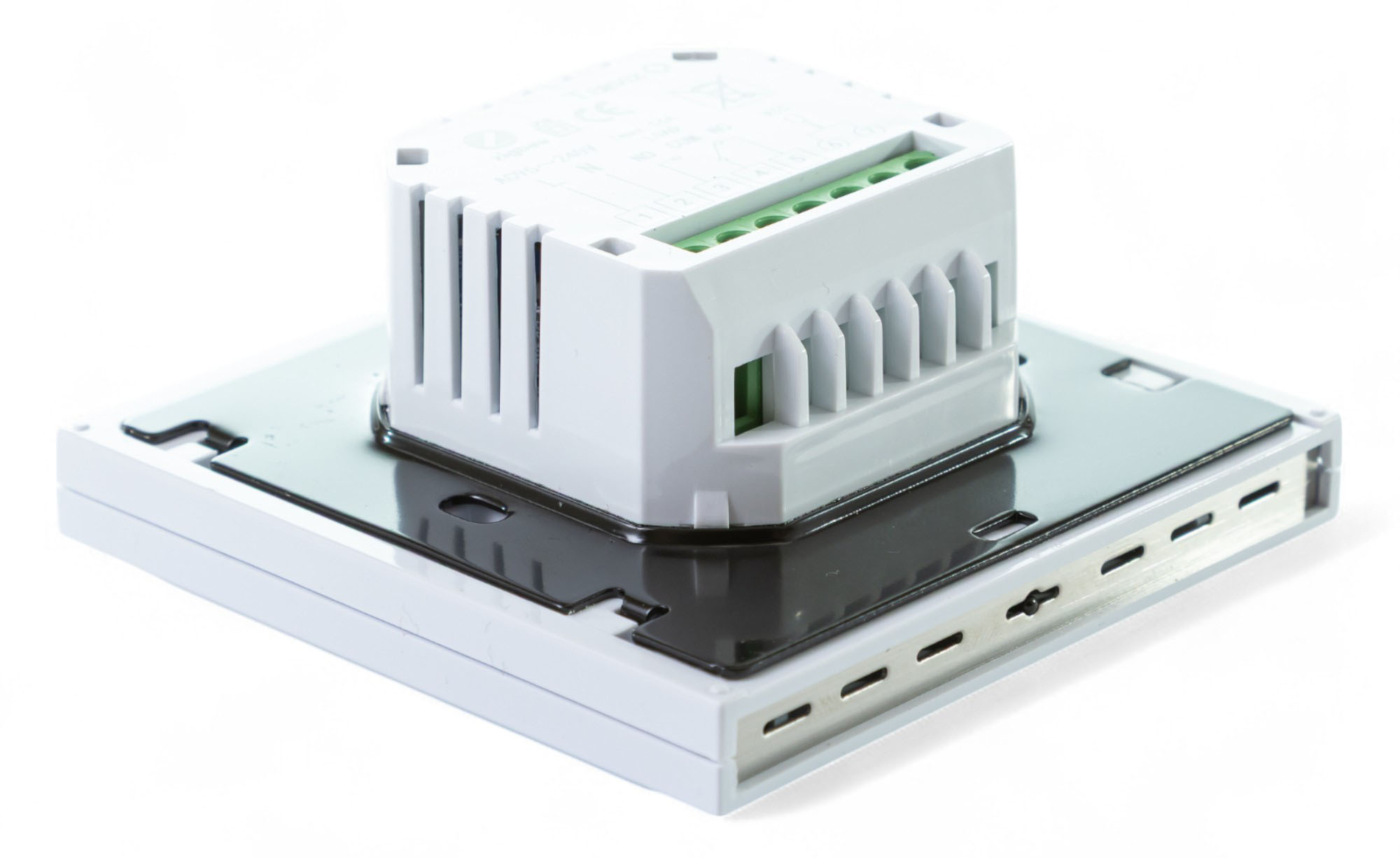 Комплект бездротового управління опаленням Tervix ZigBee: термостат вбудований + реле On/Off (220В) + Zigbee контролер (495122) огляд - фото 8