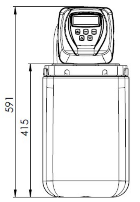 Ecosoft Core 150 CI (FU1016CABCIMVCR) Габаритные размеры