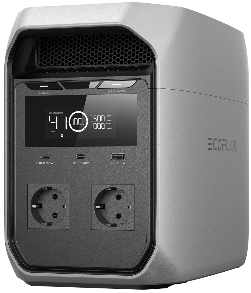 EcoFlow DELTA 3 Classic (EFDELTA3C-EU-CBox-L), 1800Вт / 1024Вт*час