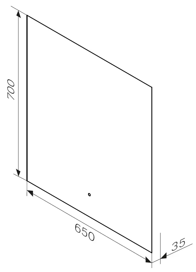 AM.PM X-Joy M85MOX10651WG38 Габаритні розміри