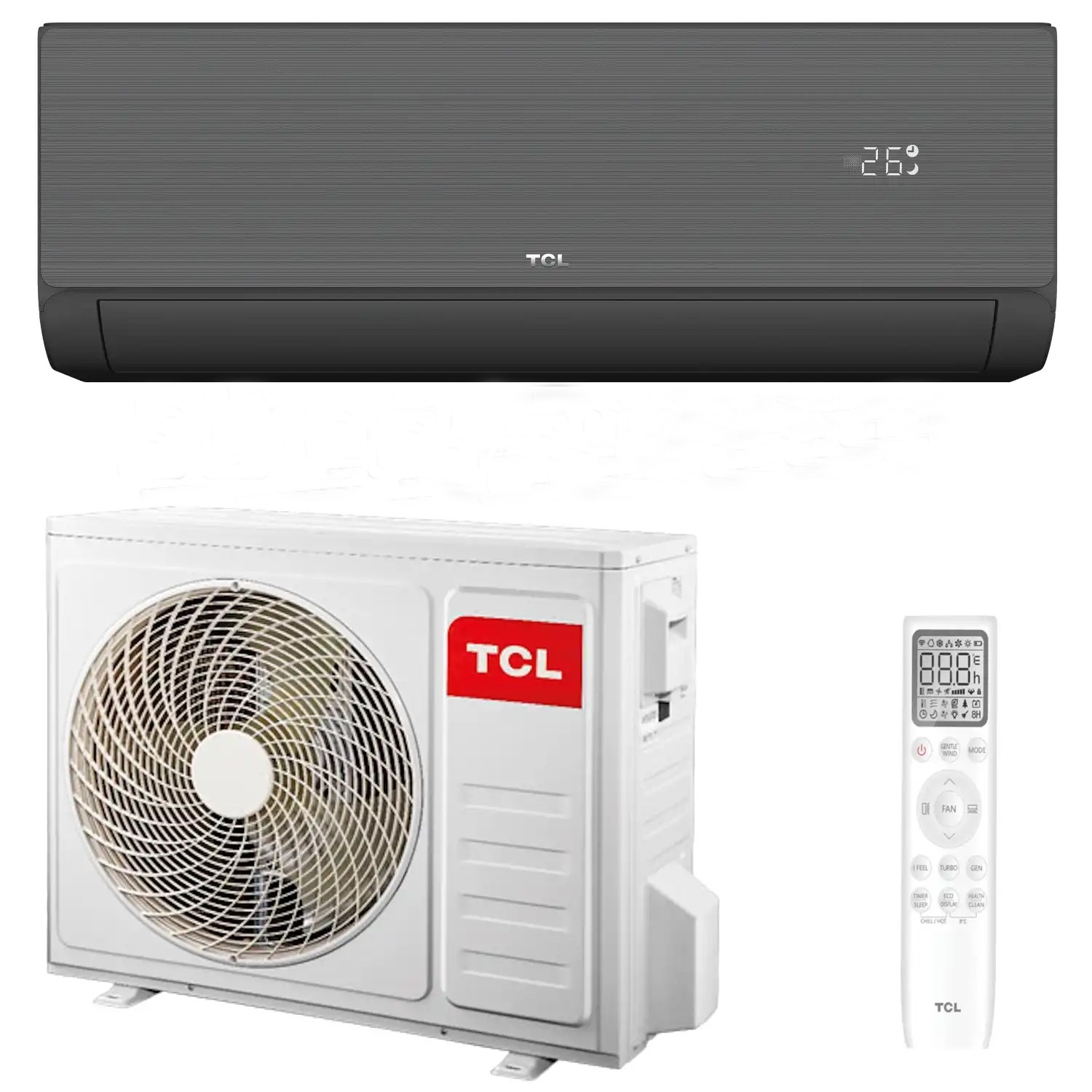 TCL SaveIN TAC-18CHSD/ZG41IHB Black HeatPump R32 WI-FI