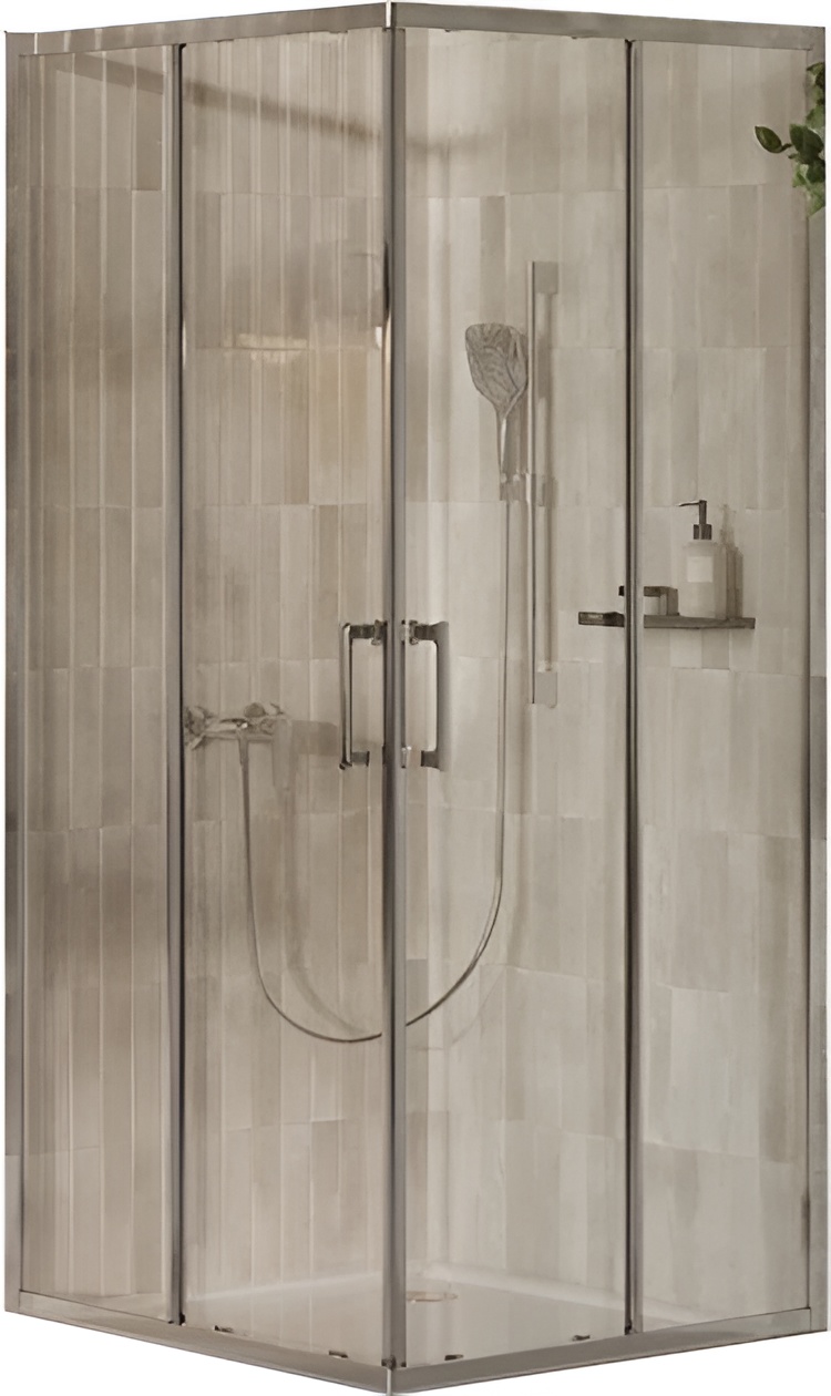 Душова кабіна Ravak X-Point Slim XPSRV2-80 Transparent, Полірований алюміній (X14V40C0FZ1)