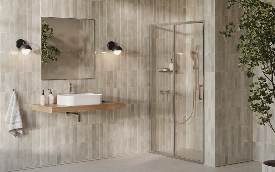 Душові двері Ravak X-Point Slim XPSDP2-100 Transparent, Алюміній полірований (X08VA0C0FZ1) ціна 14535 грн - фотографія 2