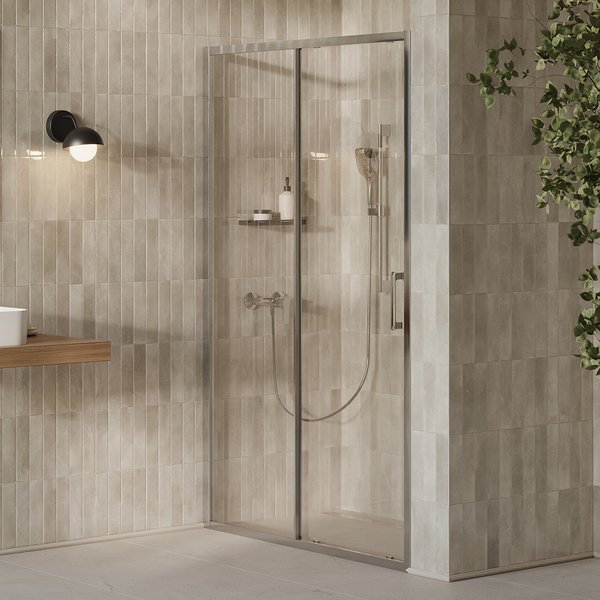 Душові двері Ravak X-Point Slim XPSDP2-110 Transparent, Полірований алюміній (X08VD0C0FZ1)