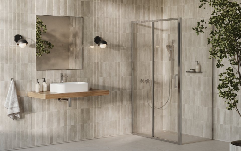 Нерухома бічна стінка Ravak X-Point Slim XPSPS-100 Transparent, Алюміній полірований (X90VA0C0FZ1) ціна 10506 грн - фотографія 2