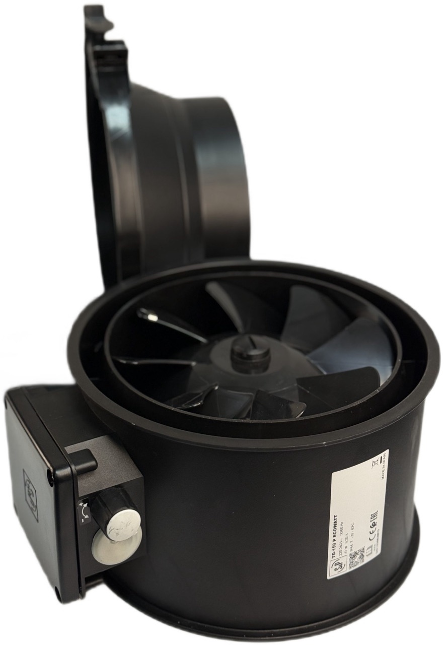 Канальний вентилятор Soler&Palau TD-150 P Ecowatt ціна 15488 грн - фотографія 2