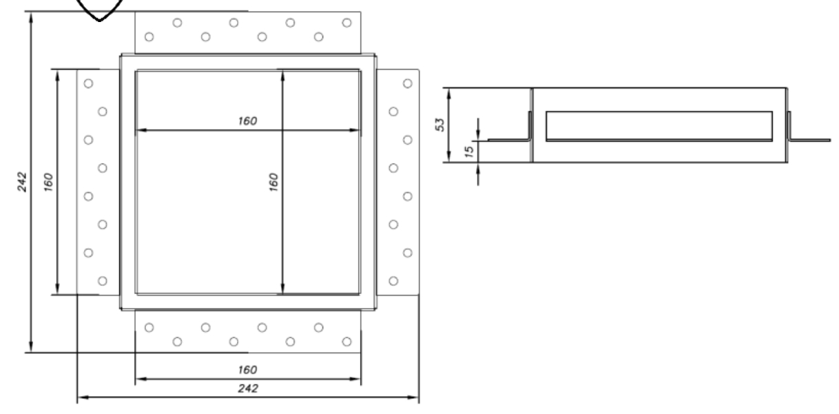 TEZ dRim 100/125 grey Габаритные размеры