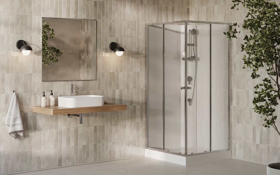 Душова кабіна Ravak X-Point Slim BOXSRV2-90 Transparent, Полірований алюміній (X82277311Z1F) ціна 48297 грн - фотографія 2