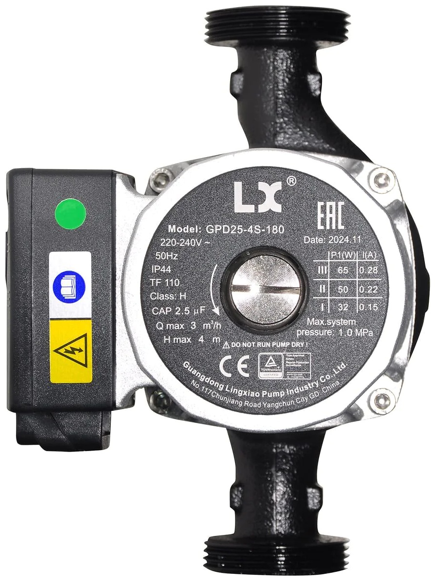 Aquaviva LX GPD25-7S-180 (220 В, 3.5 м3/год)