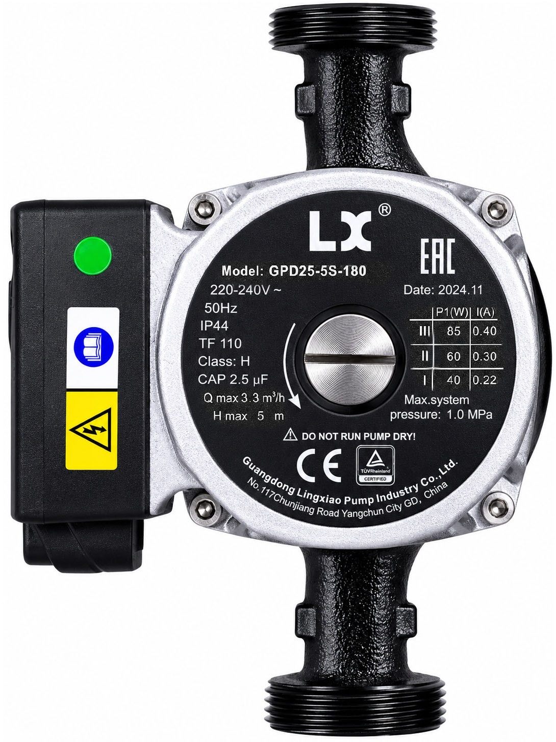 Aquaviva LX GPD25-5S-180 (220 В, 3 м3/ч)