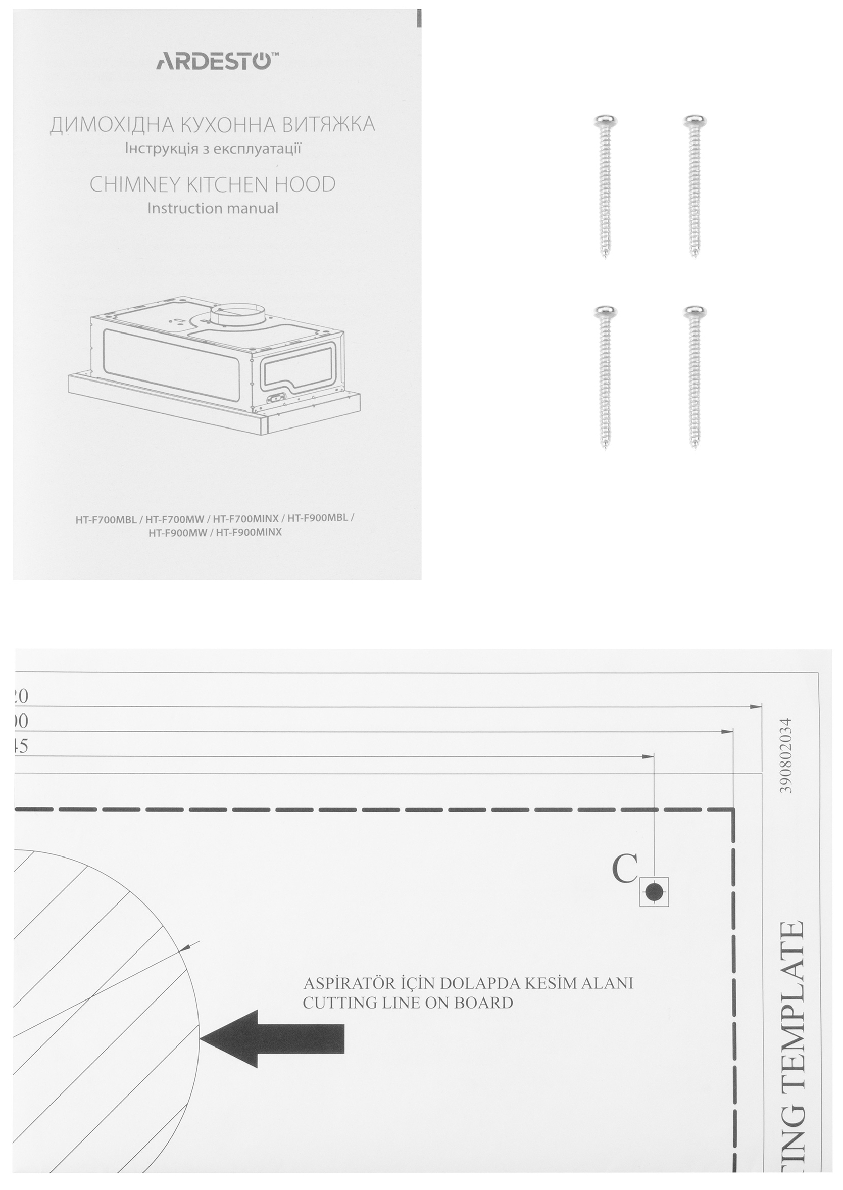 Кухонна витяжка Ardesto HT-F700MW огляд - фото 11