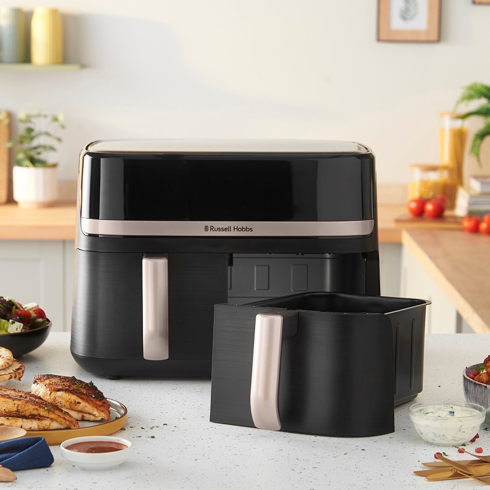 Мультипечь Russell Hobbs SatisFry DualBaske 27680-56 обзор - фото 8
