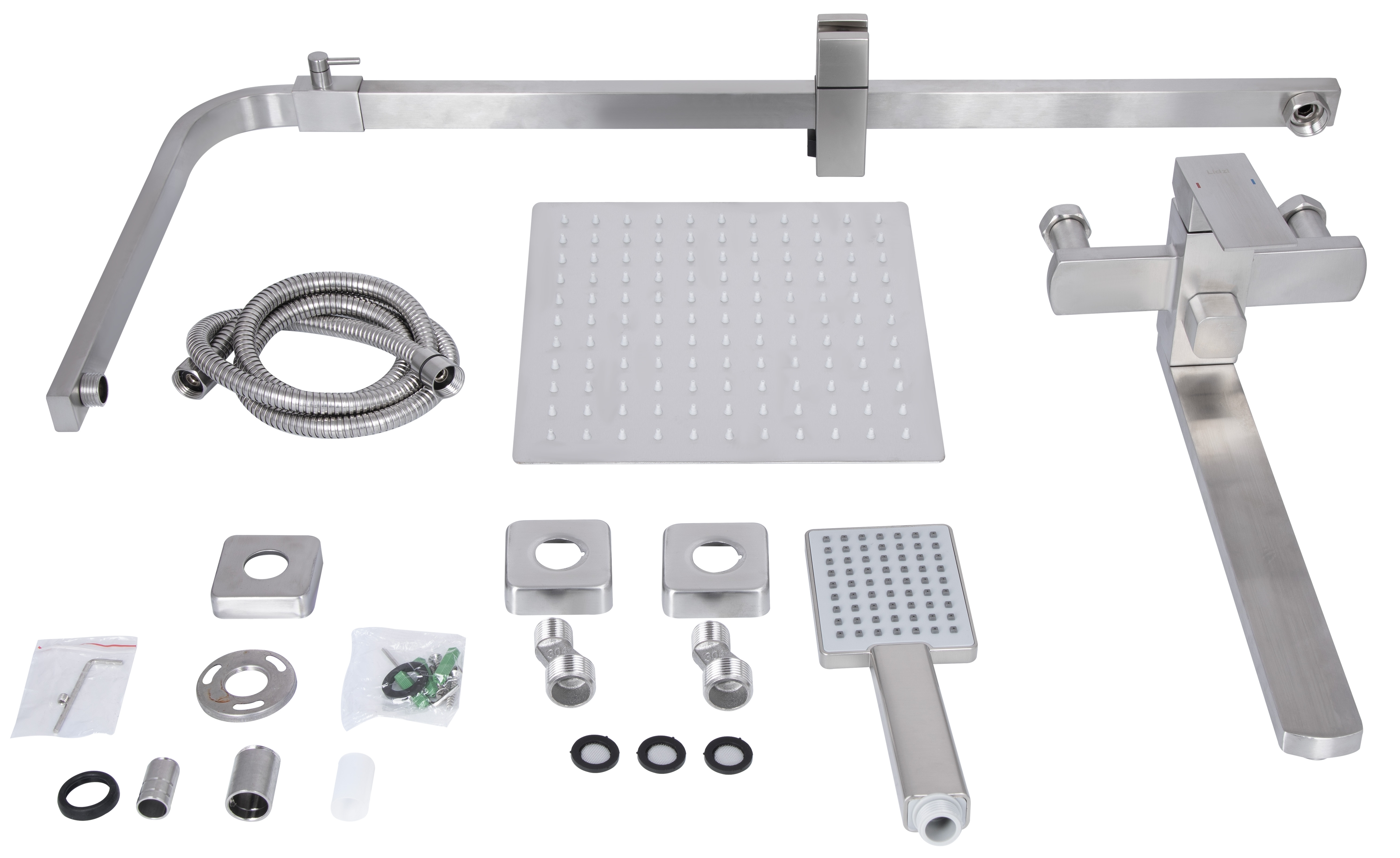 Душевая система Lidz Kubis 1033 Nickel LDKUB1033NKS46110 обзор - фото 8