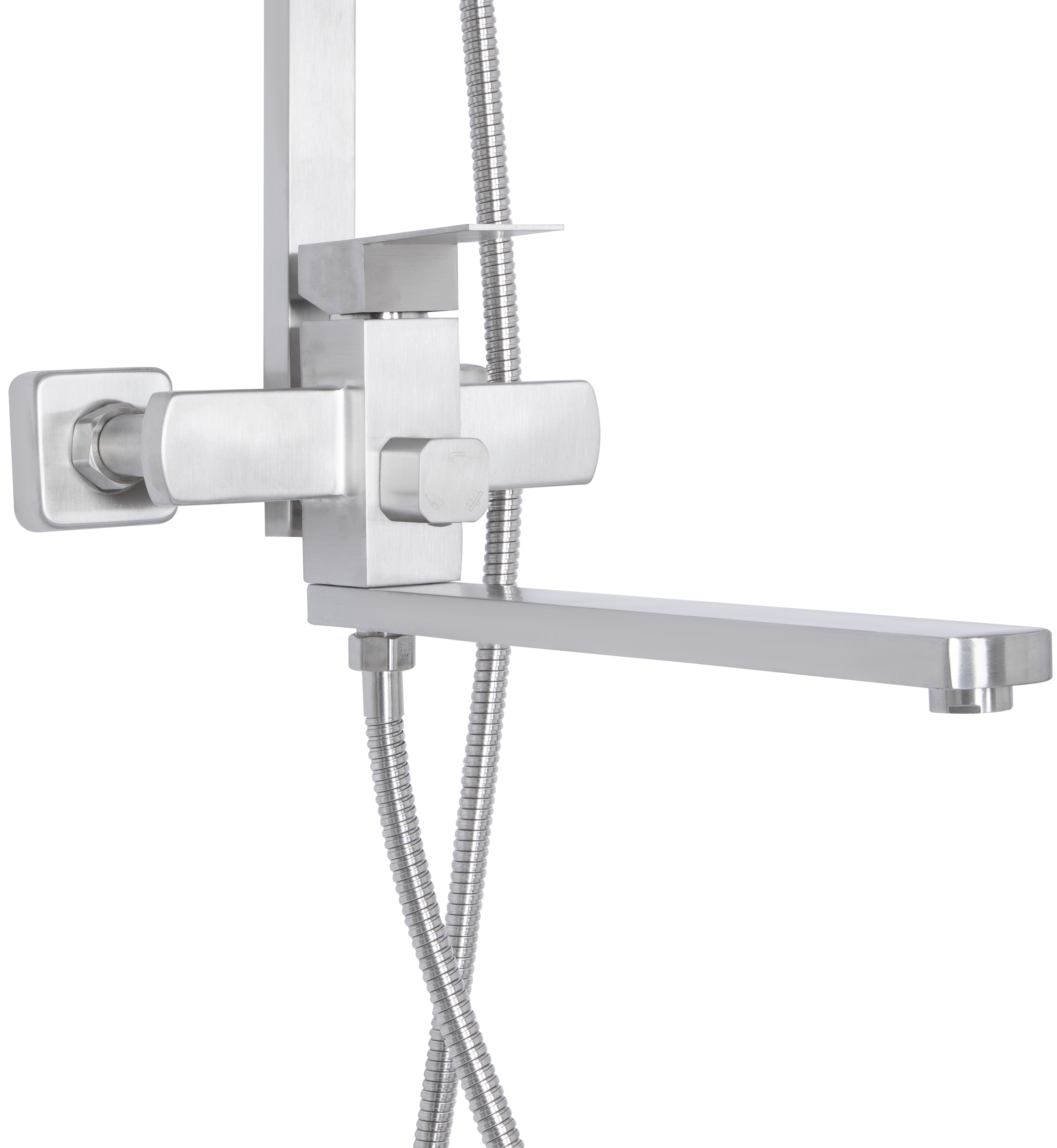 Душевая система Lidz Kubis 1033 Nickel LDKUB1033NKS46110 цена 4216 грн - фотография 2