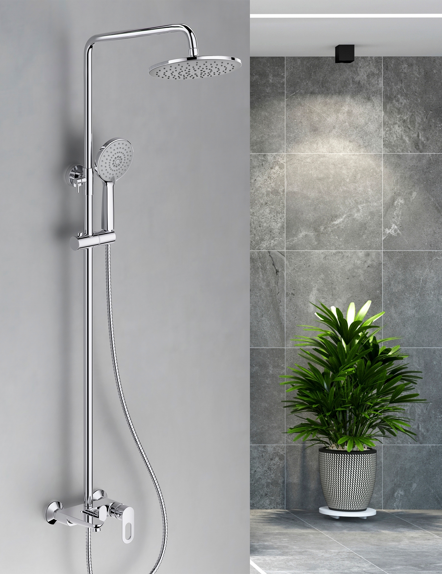 Душевая система Lidz Latwa 1030 Chrome LDLAT1030CRM45417 обзор - фото 8