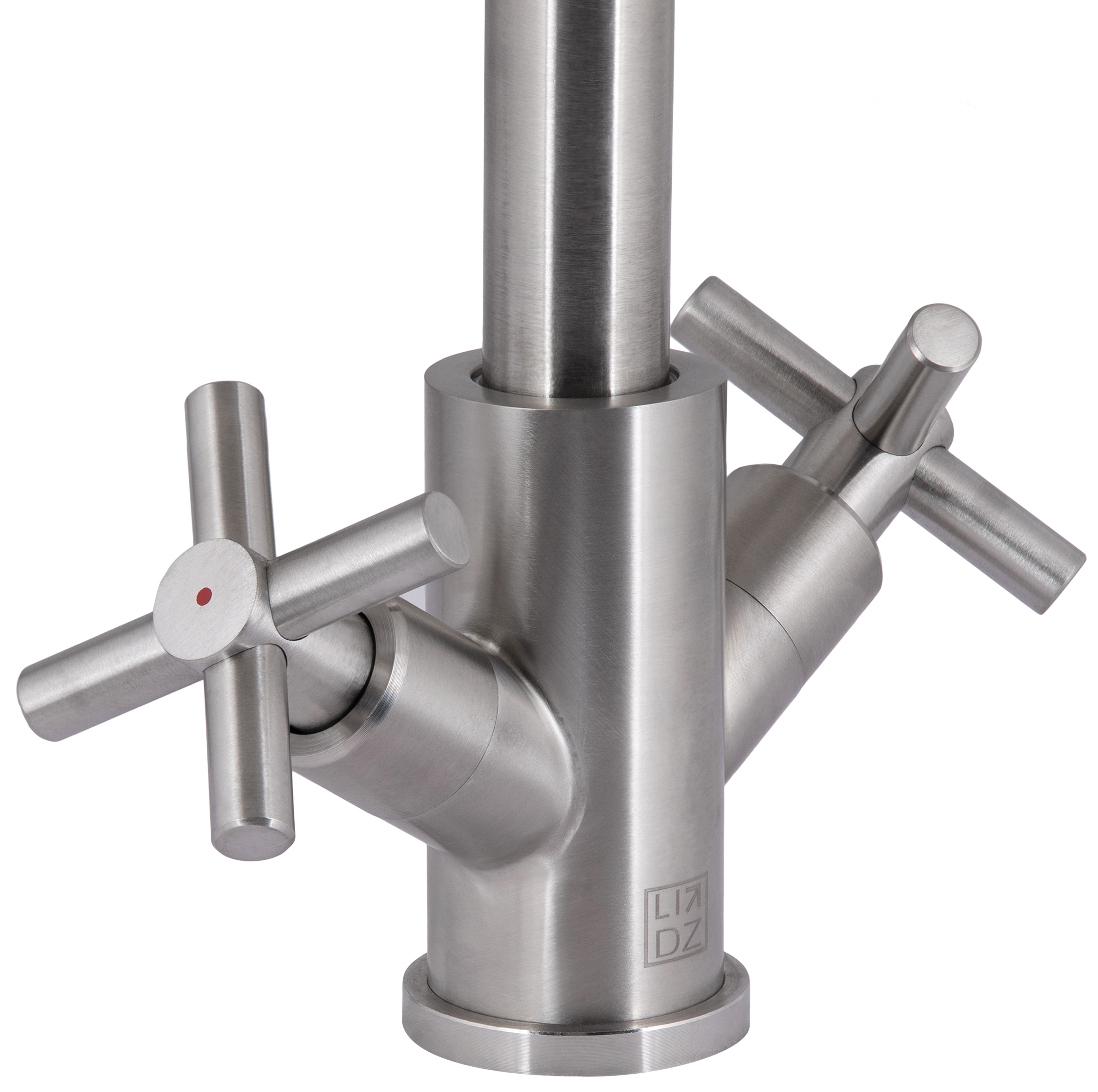 Смеситель для кухонной мойки Lidz Wind 161F Nickel LDWIN161FNKS46098 цена 1162 грн - фотография 2