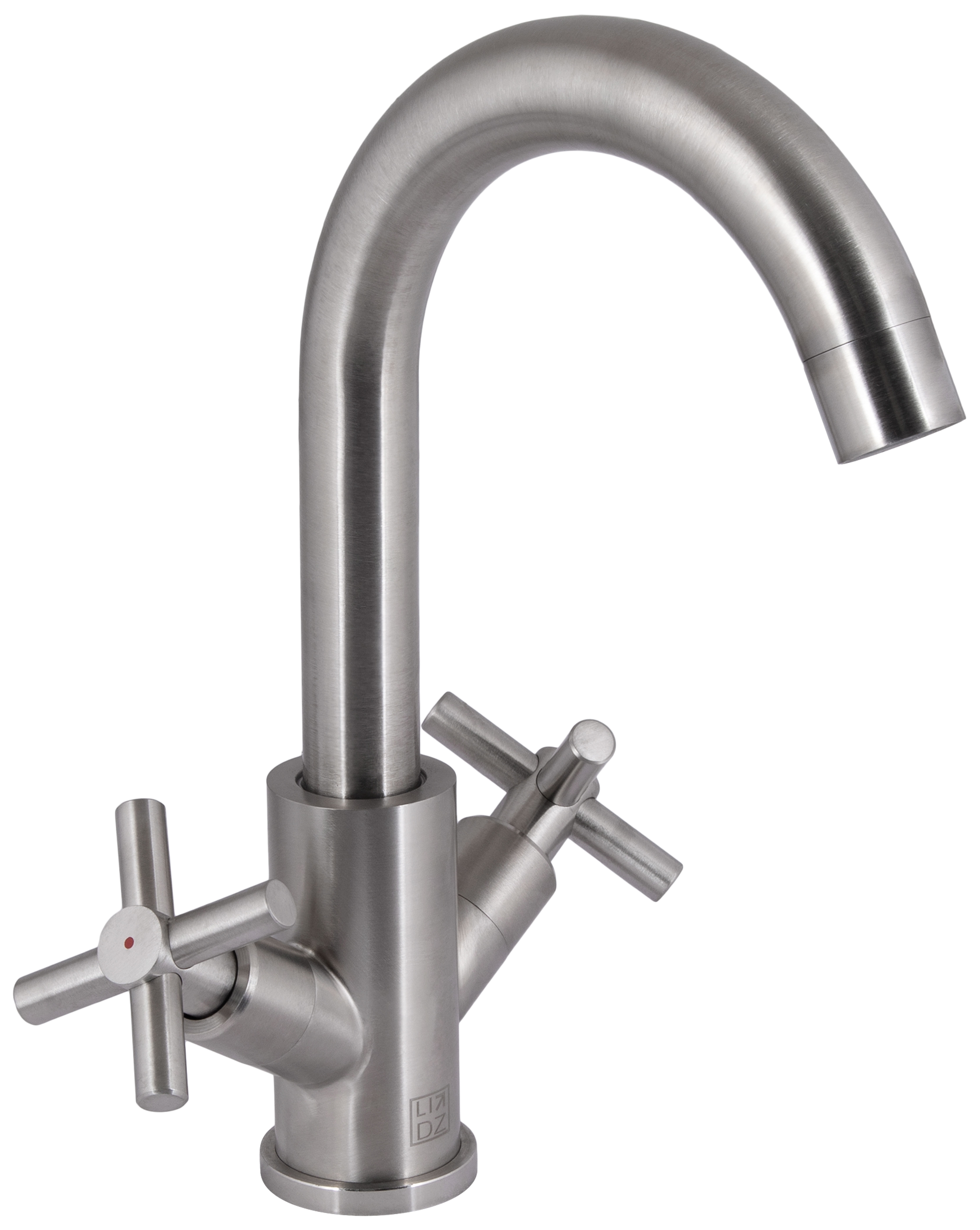 Смеситель для кухонной мойки Lidz Wind 161F Nickel LDWIN161FNKS46098