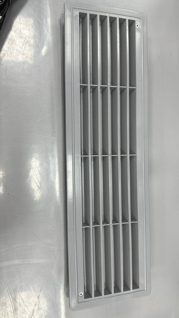 Решетка вентиляционная AirRoxy 430х115 gray (02-126) Уценка цена 245 грн - фотография 2