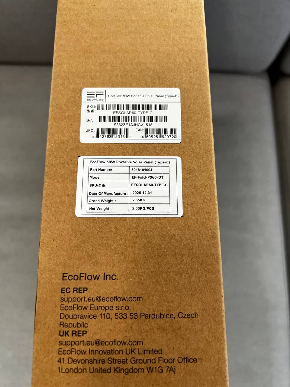 Сонячна панель EcoFlow 60W Solar Panel (Type-C) Уцінка інструкція - зображення 6